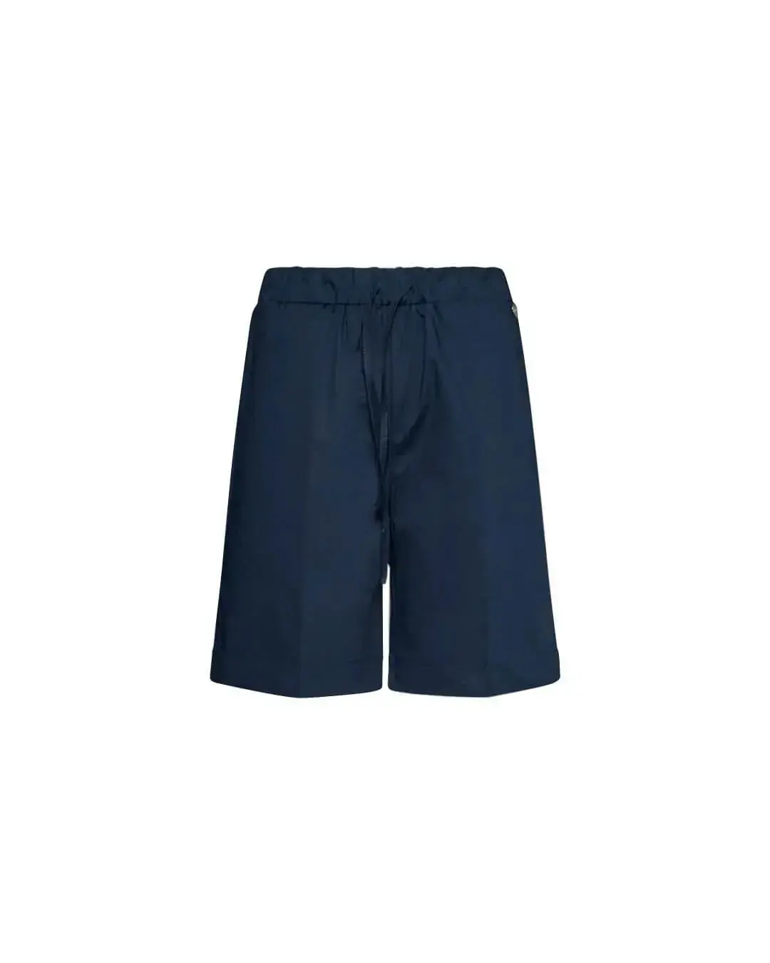 Bermuda in cotone con coulisse laccio