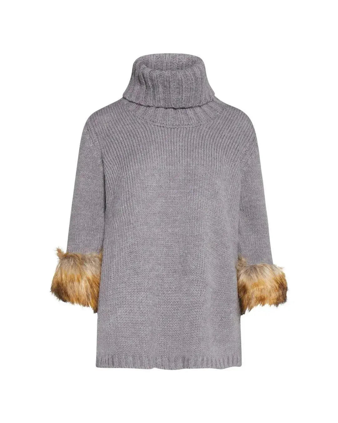 Maglia collo alto GRIGIO - Image 4