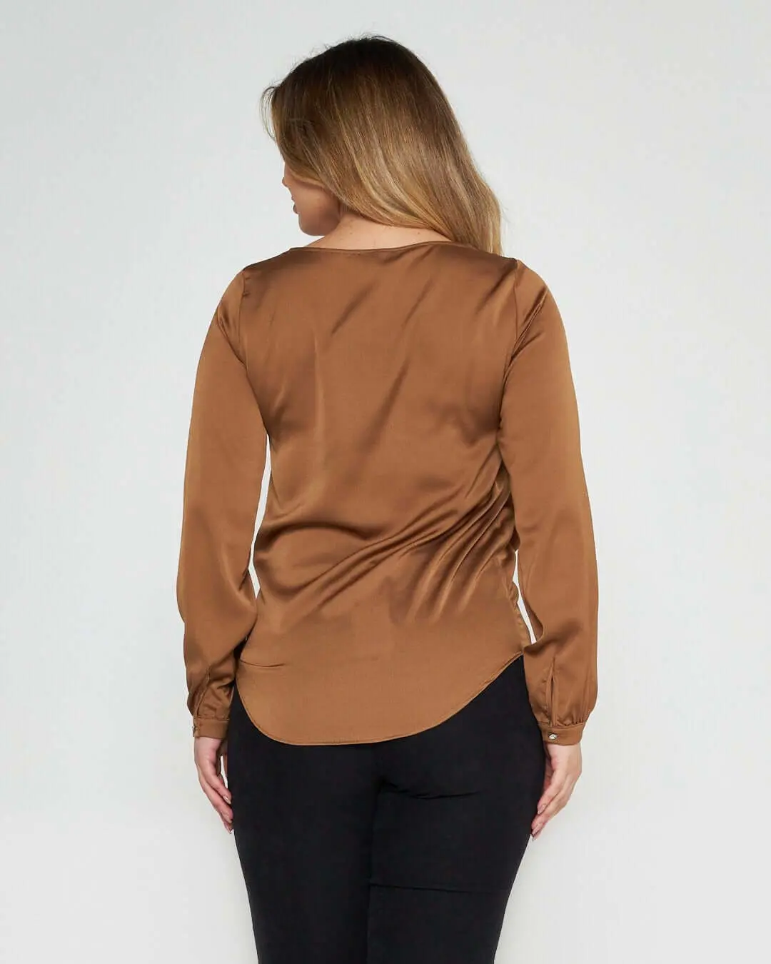 Blusa con manica a sbuffo ORO - Image 4