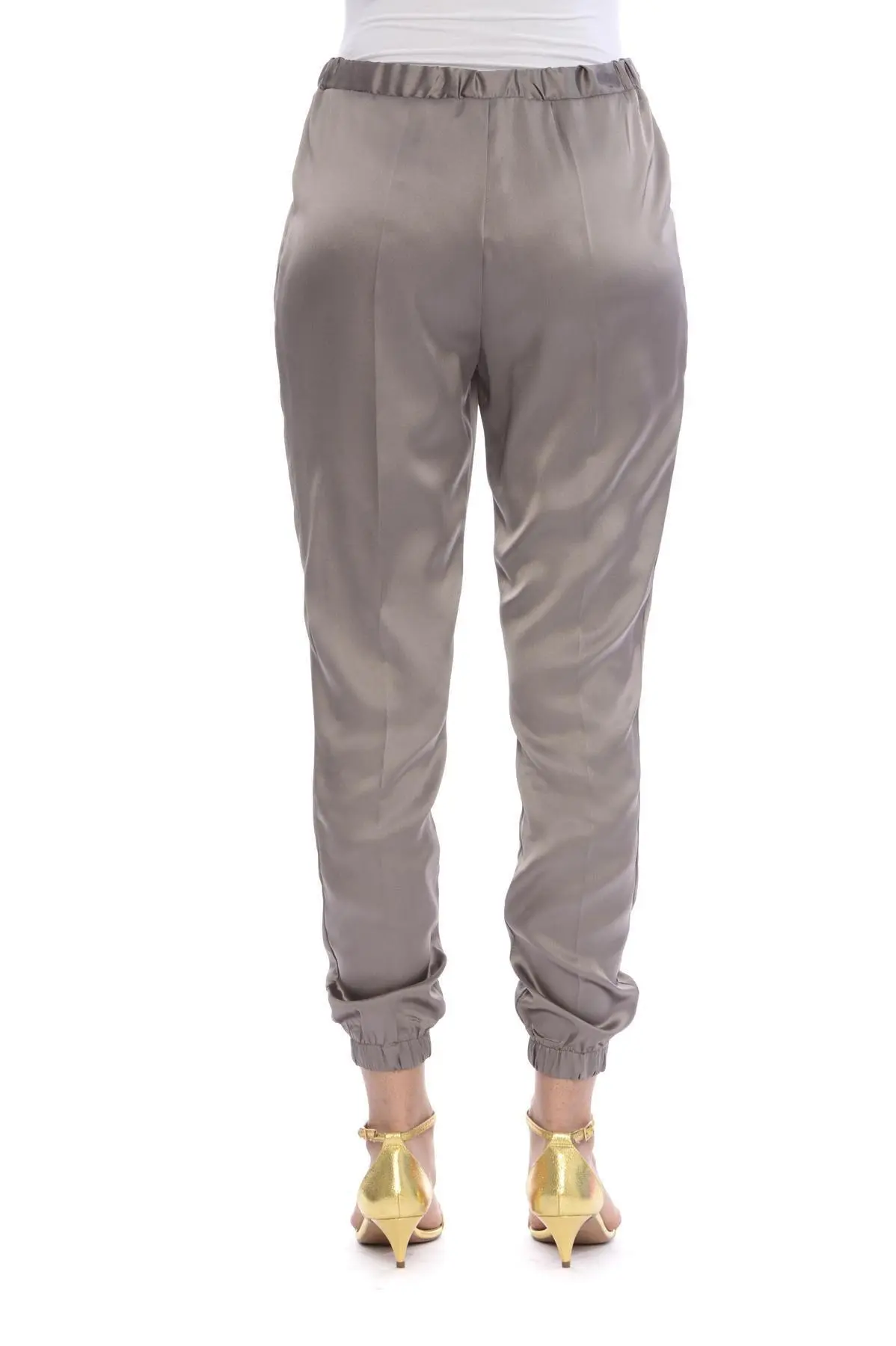 Pantalone tessuto semi lucido FANGO - Image 2