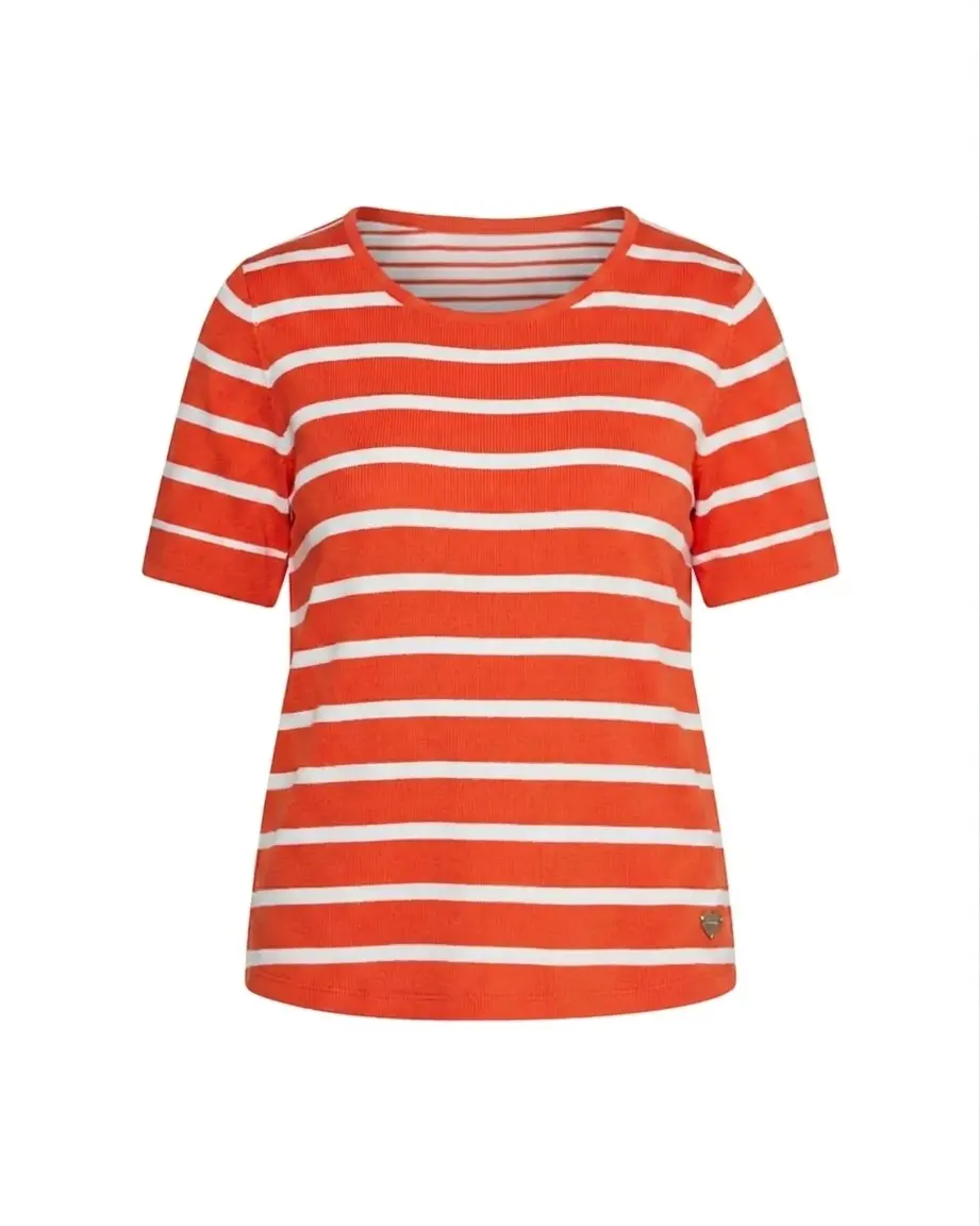 Maglia in viscosa a righe - Image 2