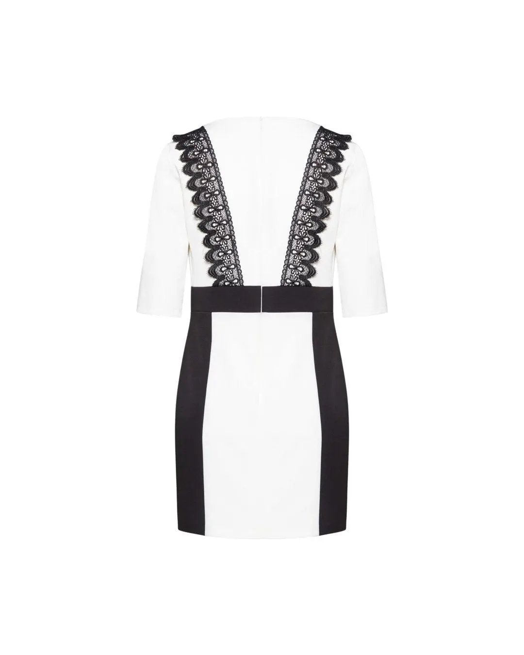 Abito pizzo NERO-BIANCO - Image 2