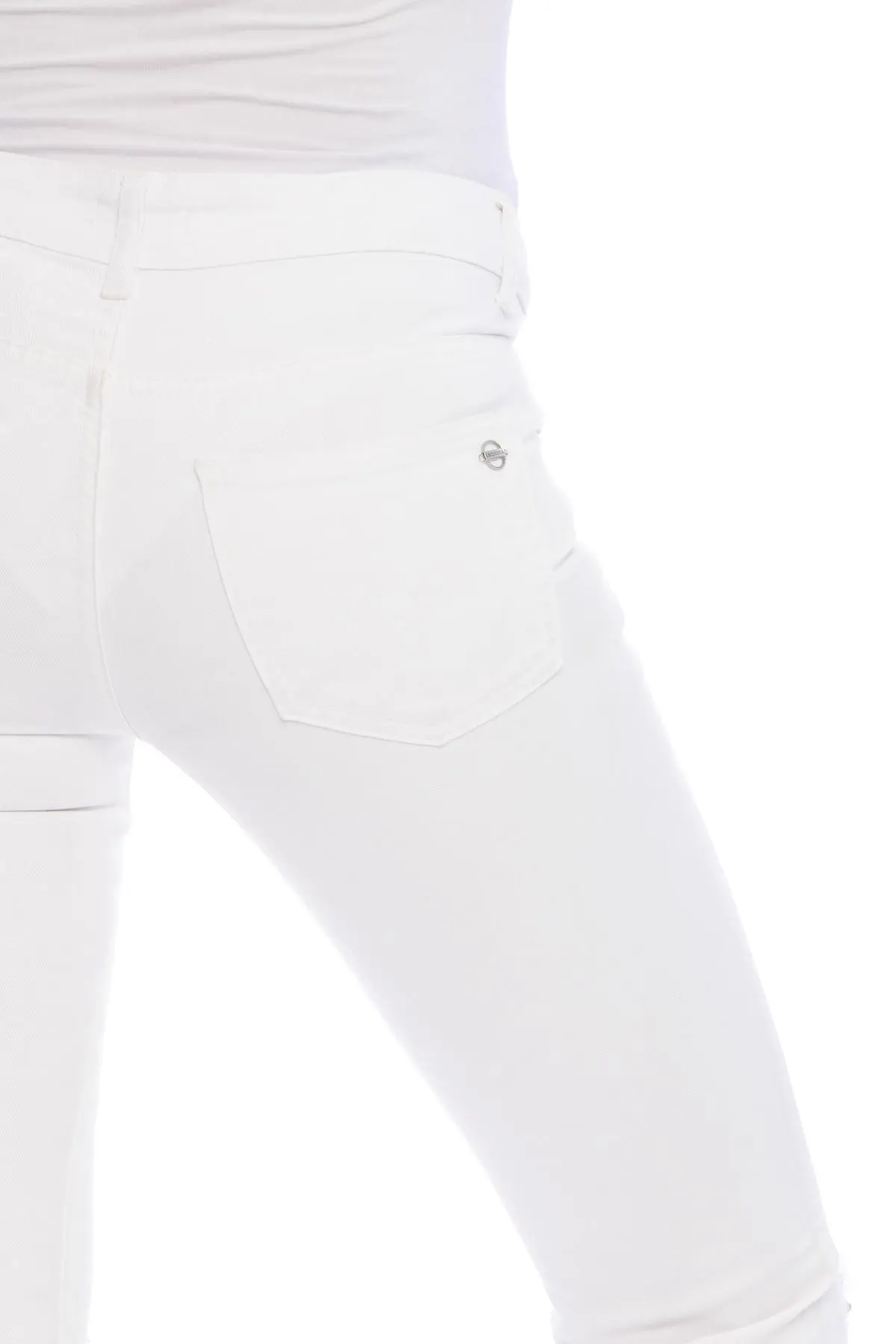 Pantalone jeansato BIANCO - Image 3