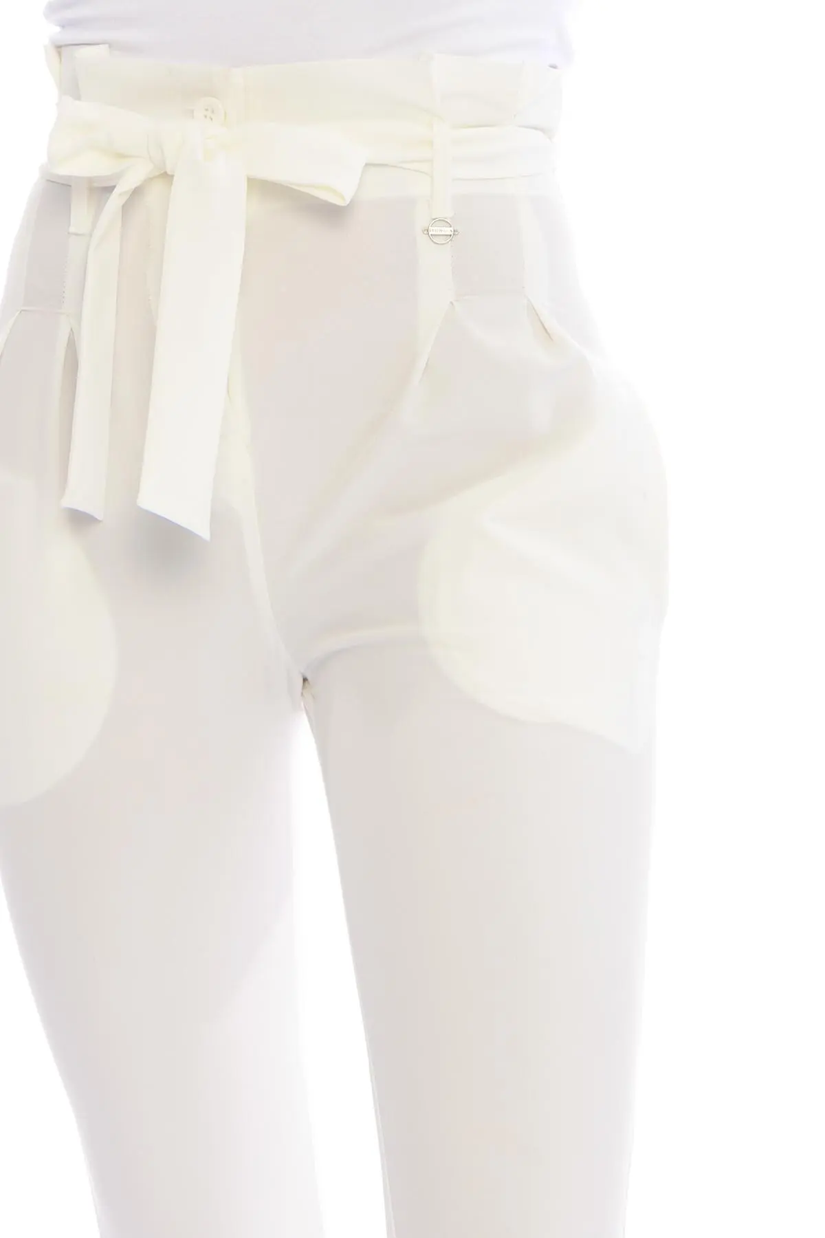 Pantalone caramella bianco - Image 3