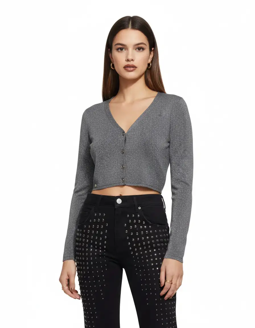 Bolerino lurex GRIGIO - Image 2