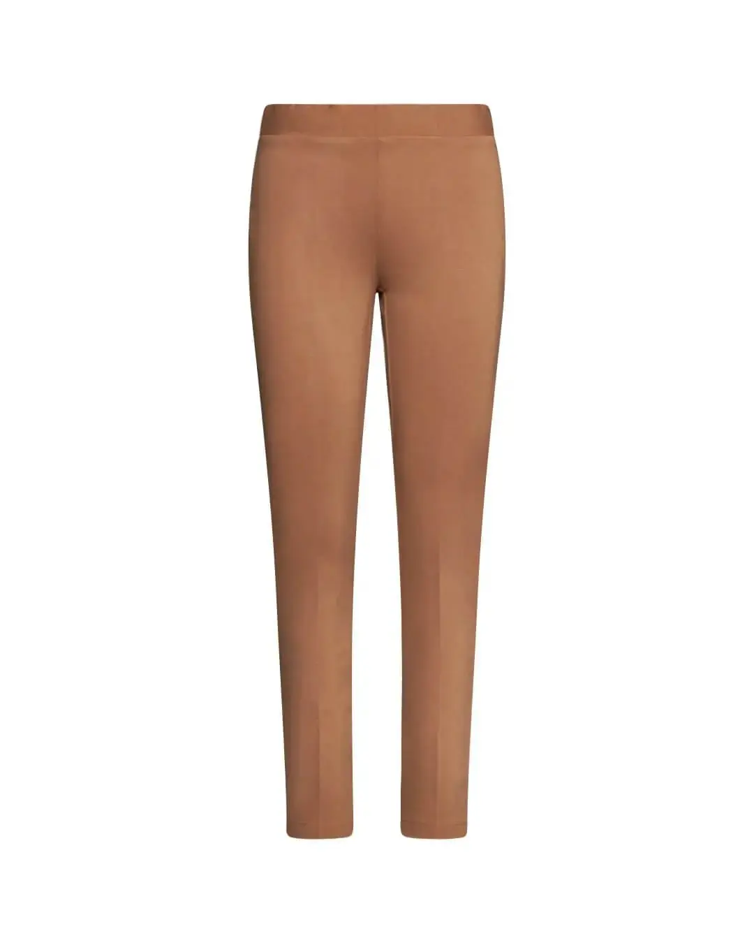 Pantaloni con bustino e vita elastica NOCE