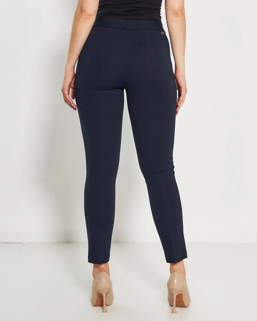 Pantaloni con bustino e vita elastica BLU - Image 5