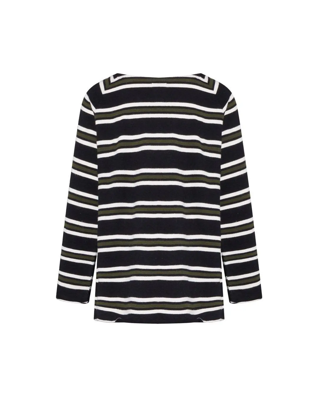 Maglia rigata NERO-CALCE-VERDE - Image 2