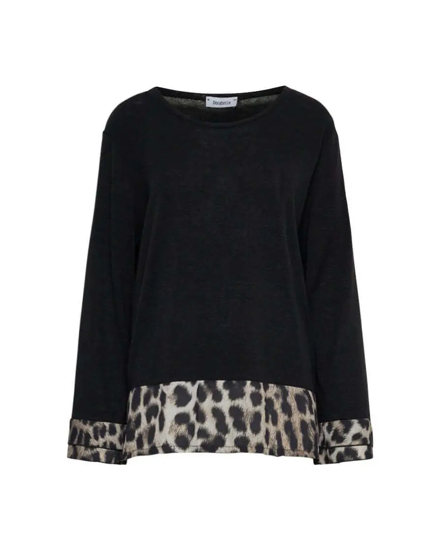 Maglia animalier NERO