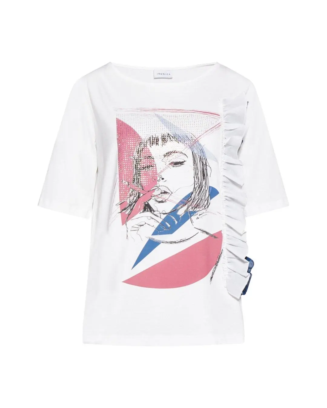 Maglia rouches LATTE