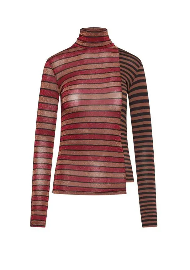 Maglia lupetto INDIA-TABACCO
