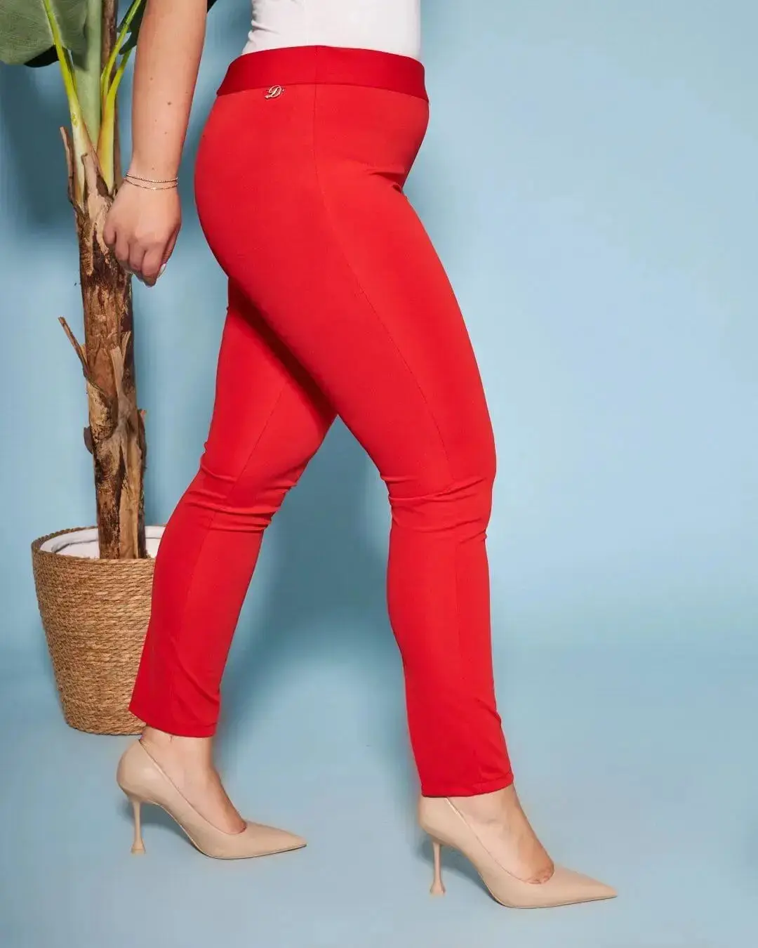 Pantalone skinny in tessuto stretch - Image 16