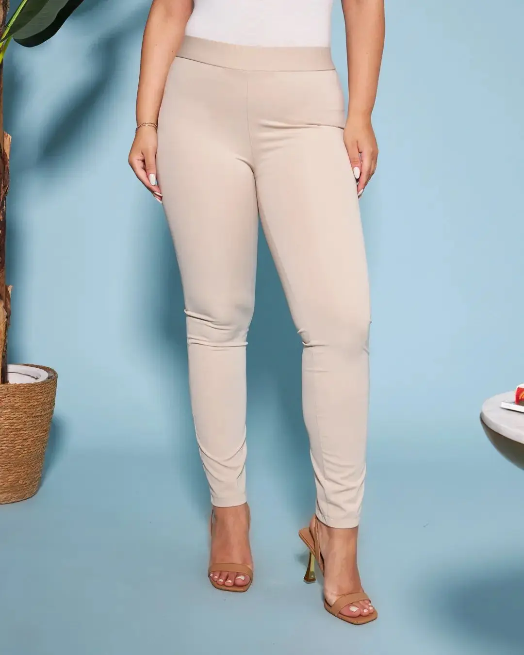 Pantalone skinny in tessuto stretch - Image 5