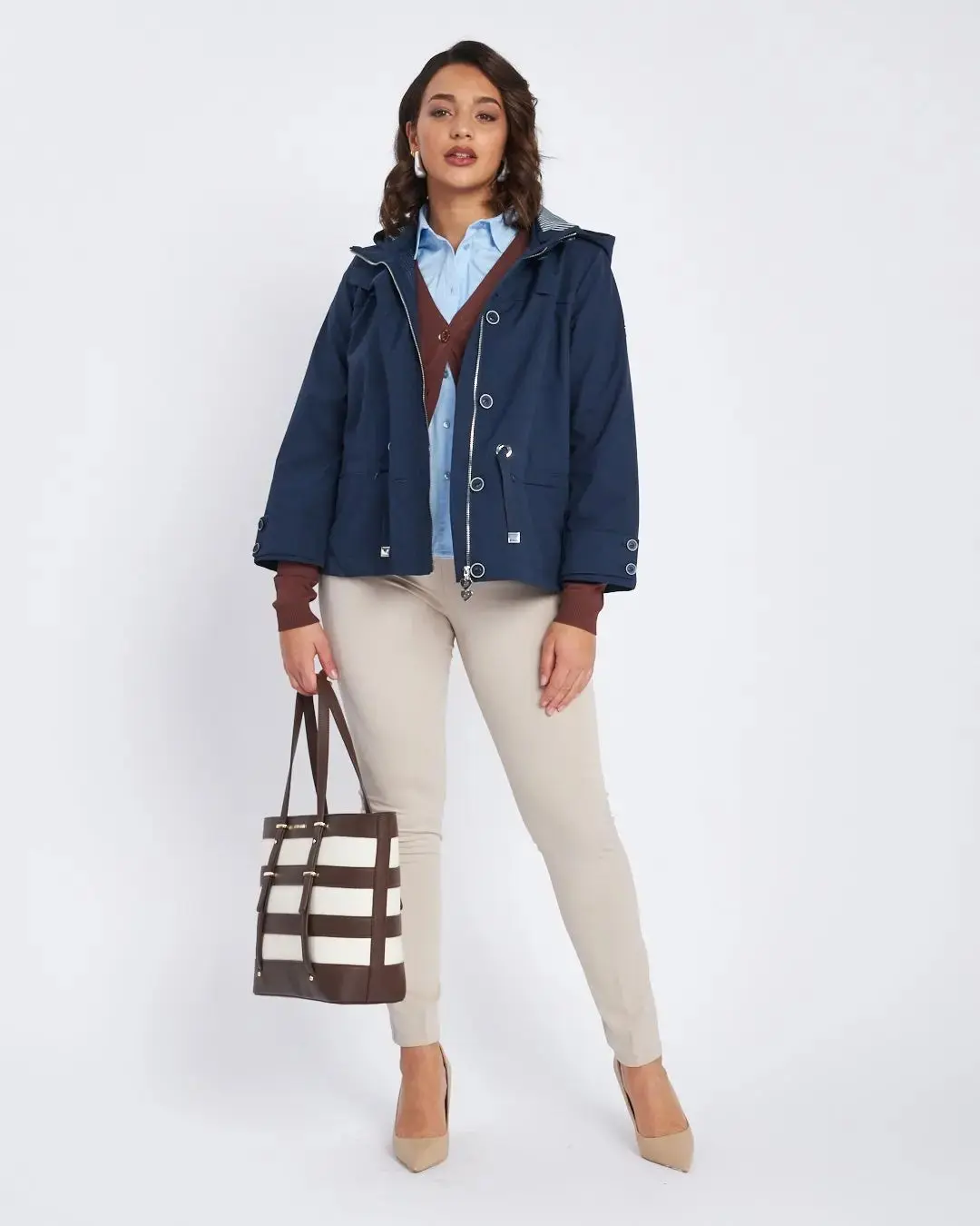Pantalone skinny in tessuto stretch - Image 8