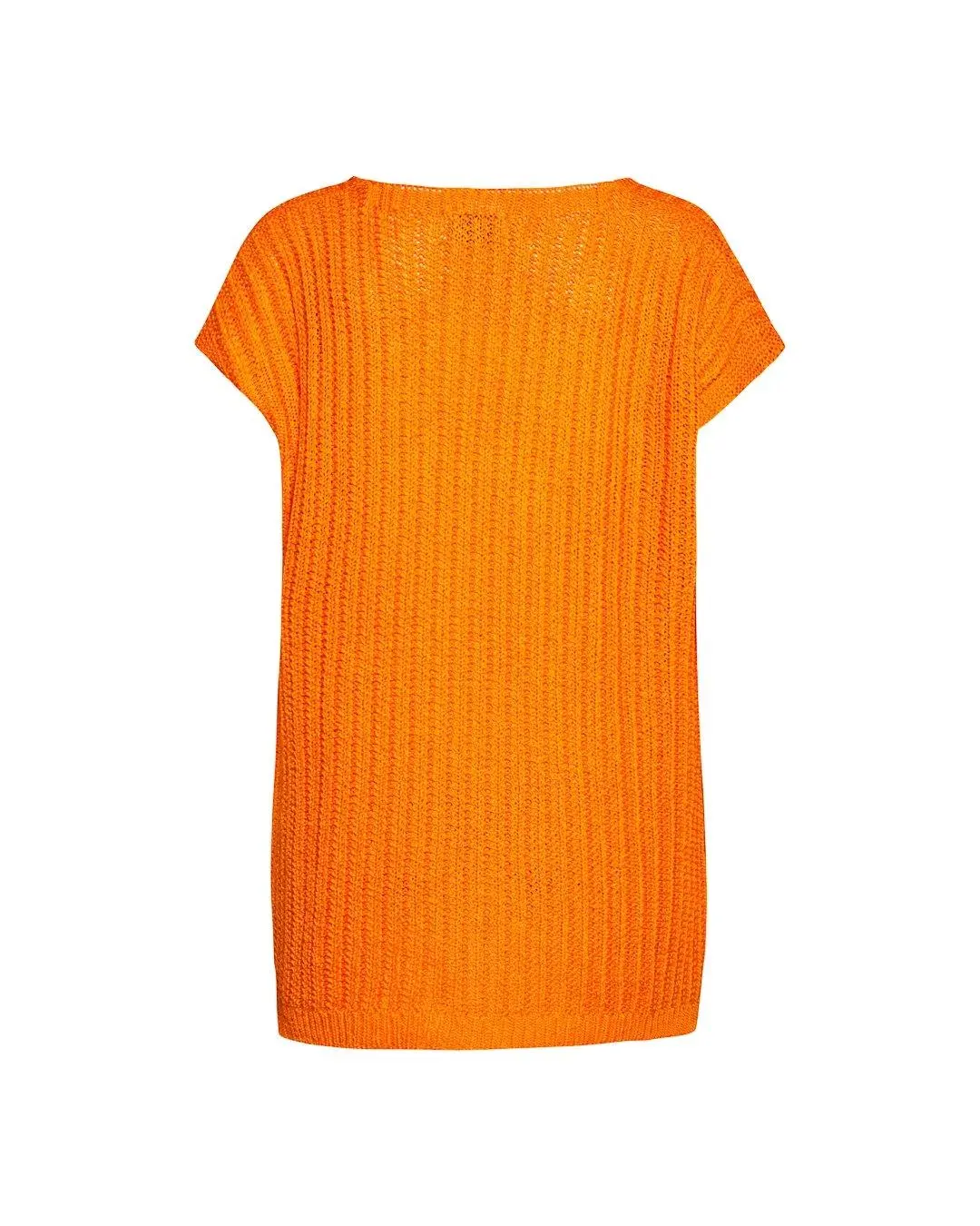 Gilet in maglia ARANCIO - Image 2