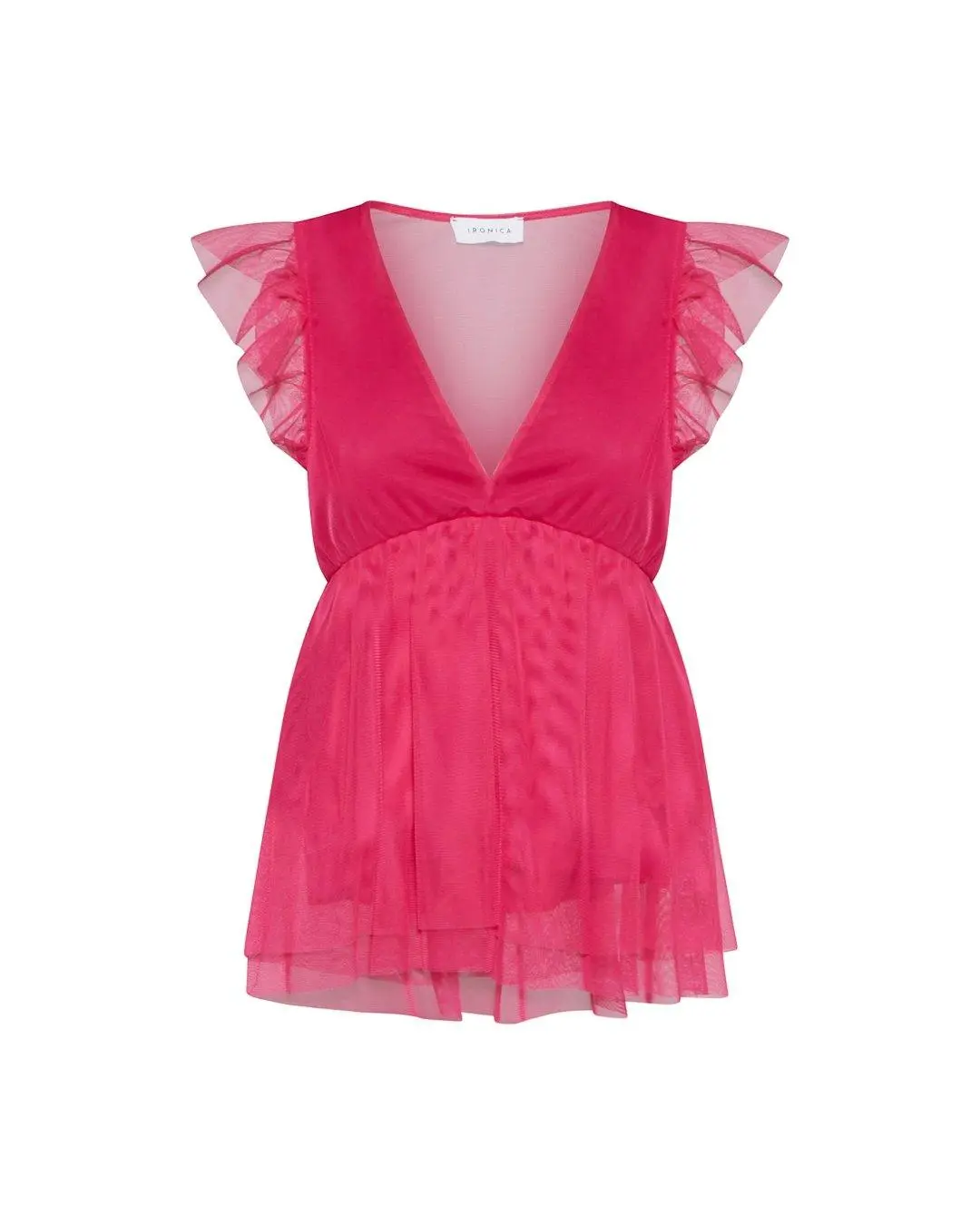 Top in tulle FUXIA - Image 4