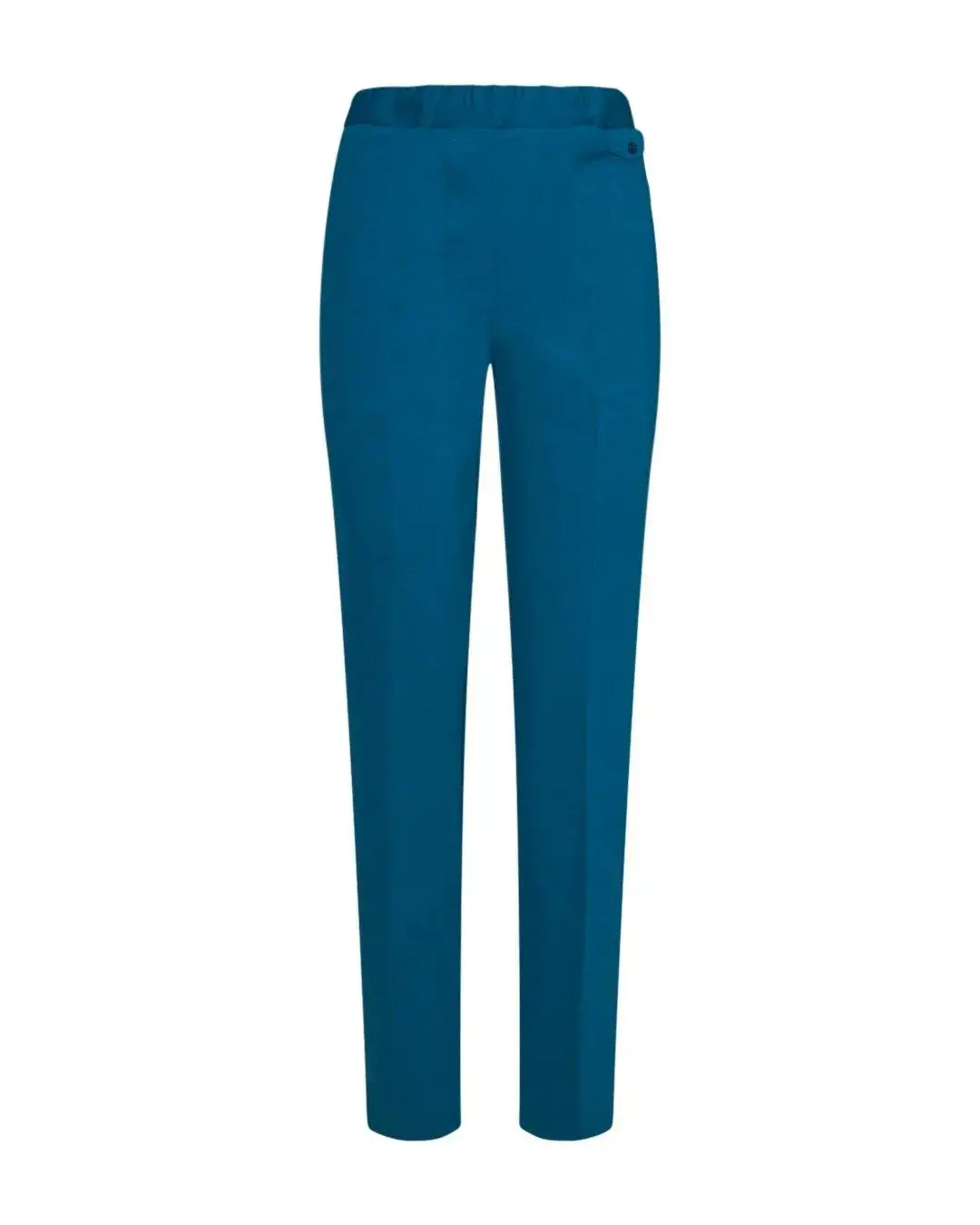 Pantaloni con vita elastica e pattina con bottone OTTANIO