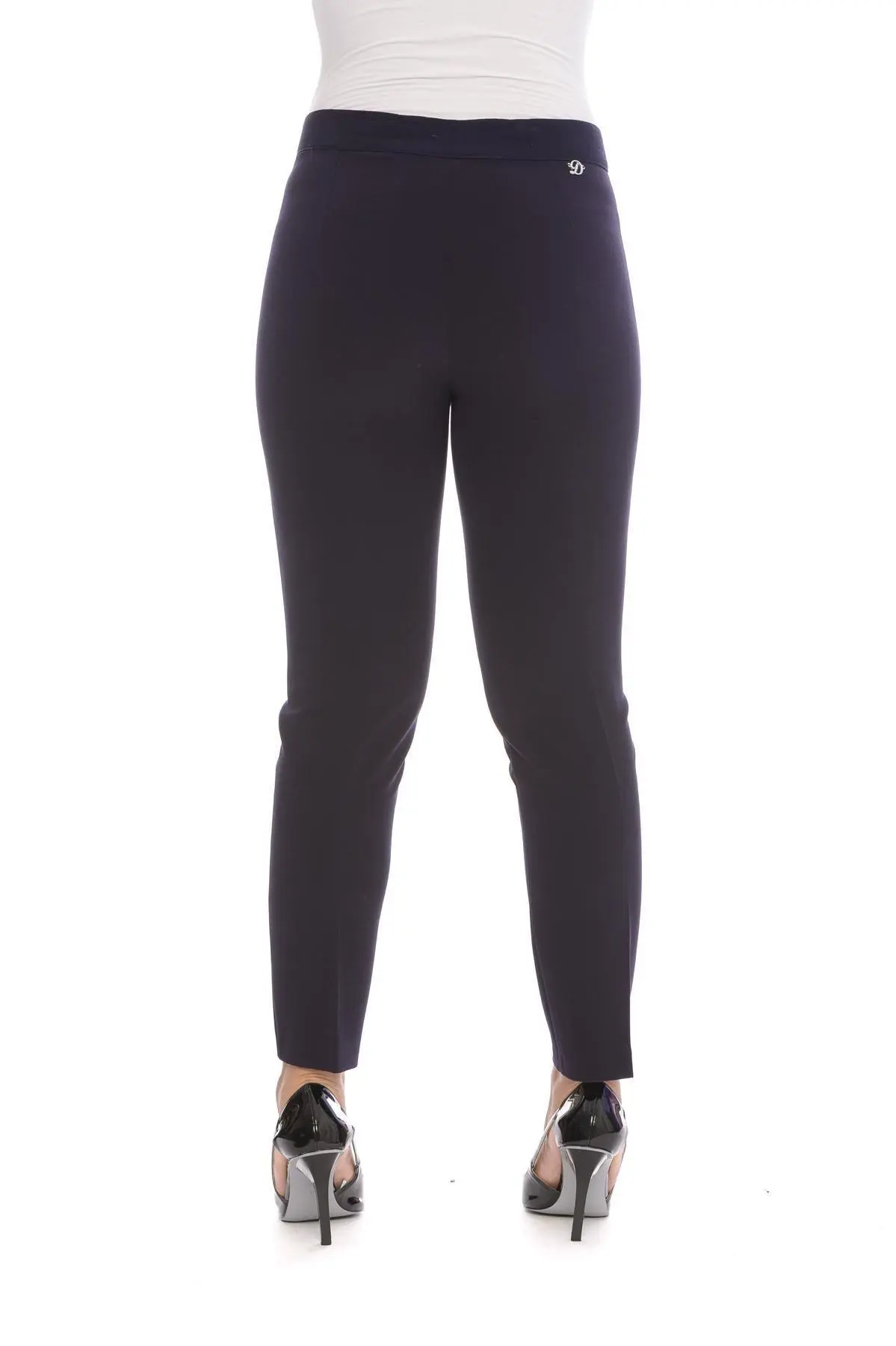 Pantalone fluido elegante BLU-NAVY - Image 2