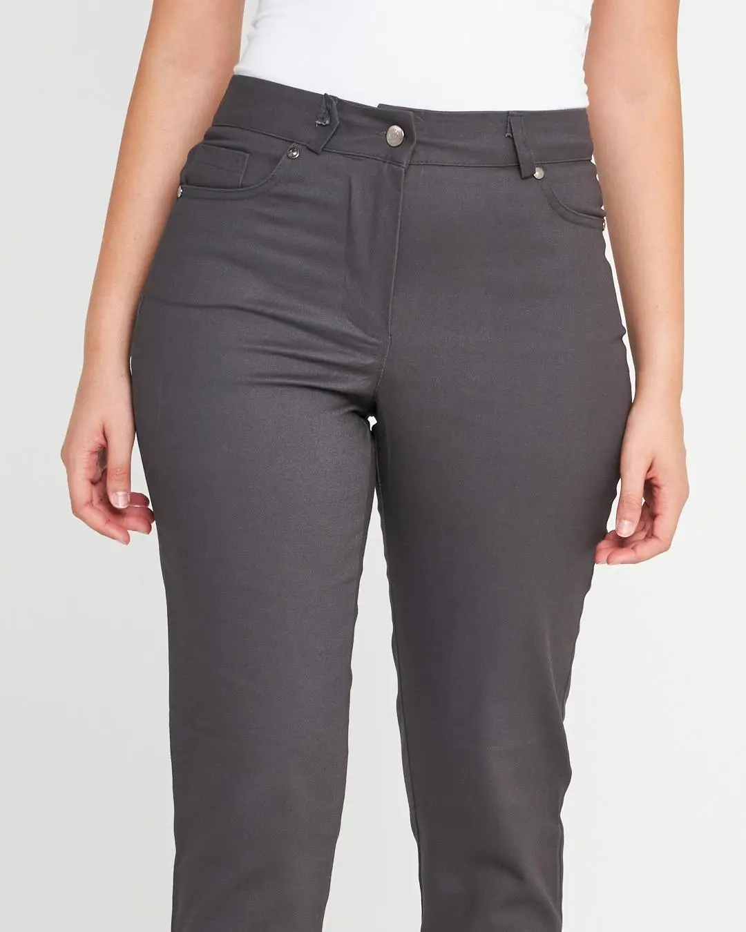 Pantalone tasca ricamata ANTRACITE - Image 3