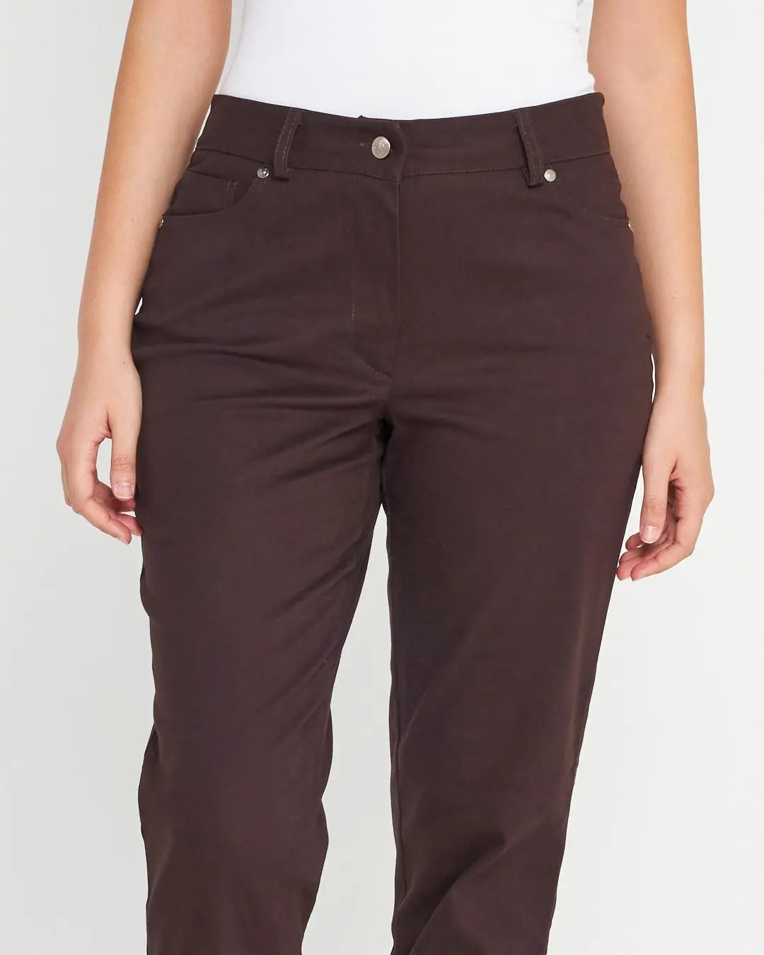Pantalone tasca ricamata MORO - Image 3
