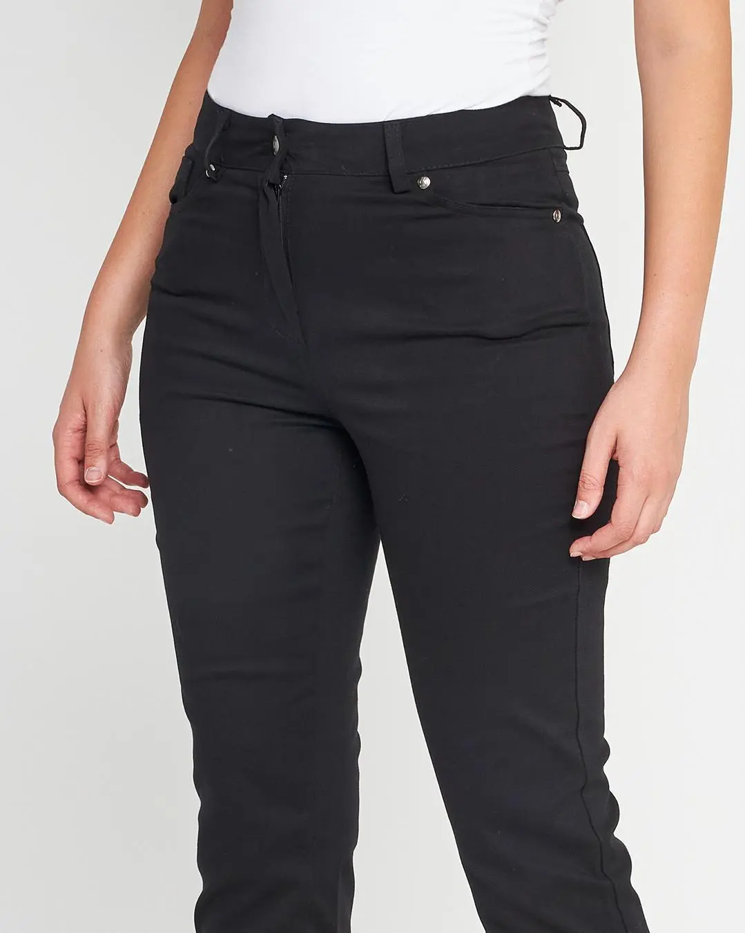 Pantalone tasca ricamata NERO - Image 3