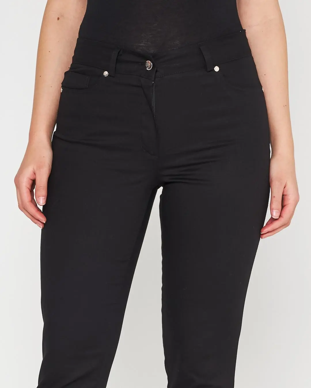 Pantalone cinque  tasche NERO - Image 3