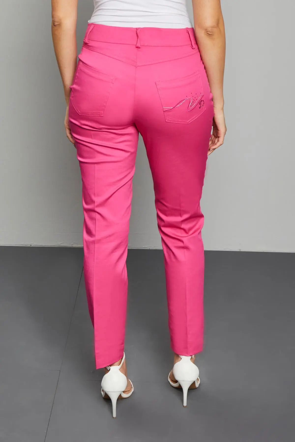 Pantalone cinque  tasche FUXIA - Image 4