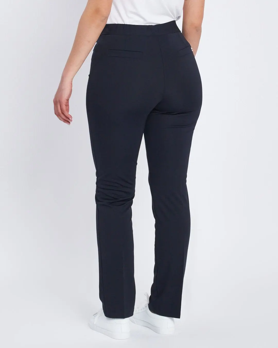 Pantalone basic con frisi posteriori BLU - Image 4