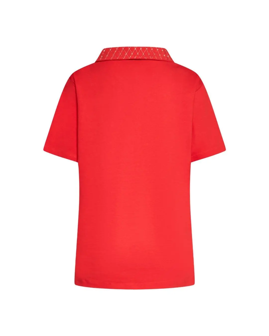 Maglia polo con dettagli strass - Image 2