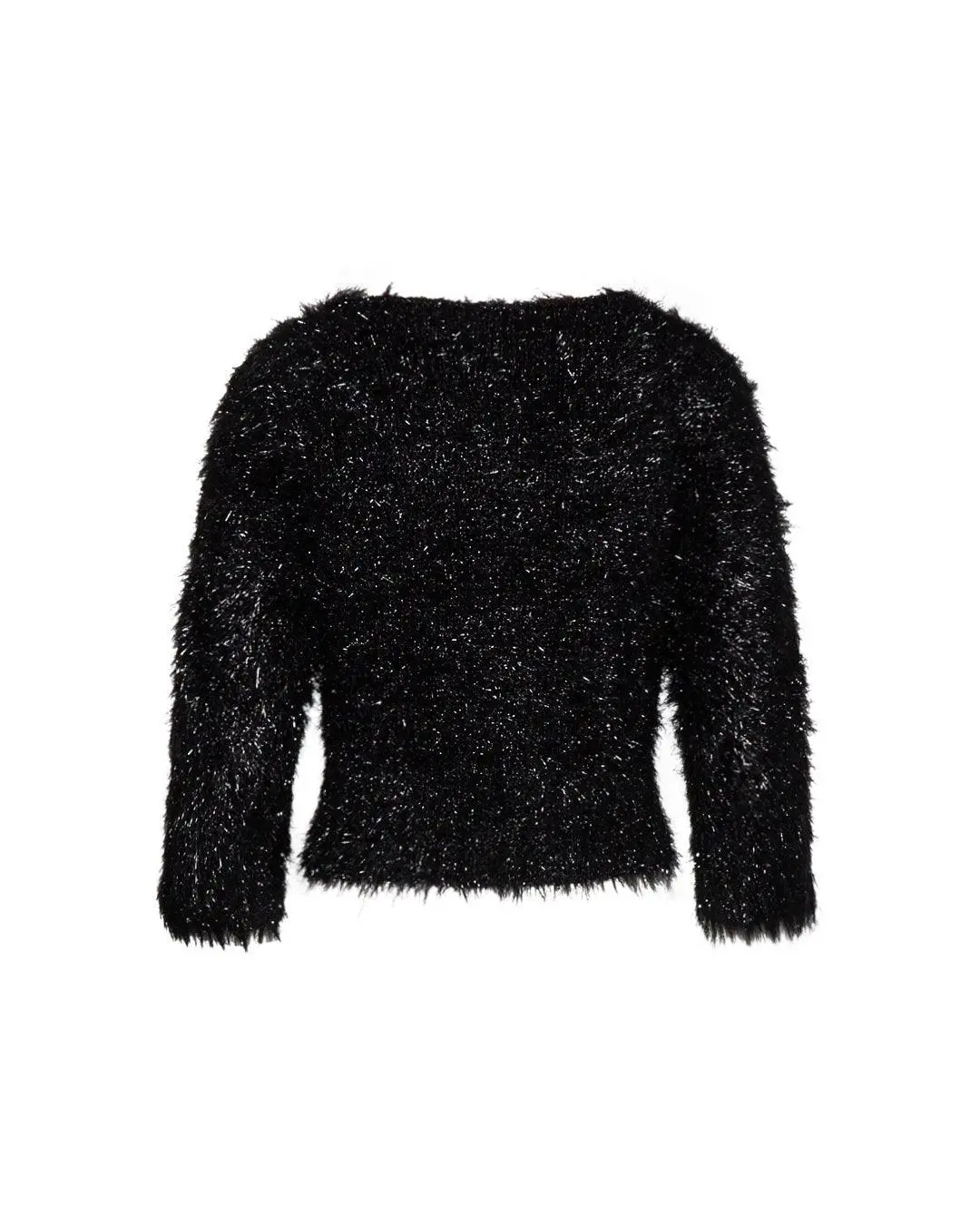 Cardigan in pelliccia NERO - Image 3
