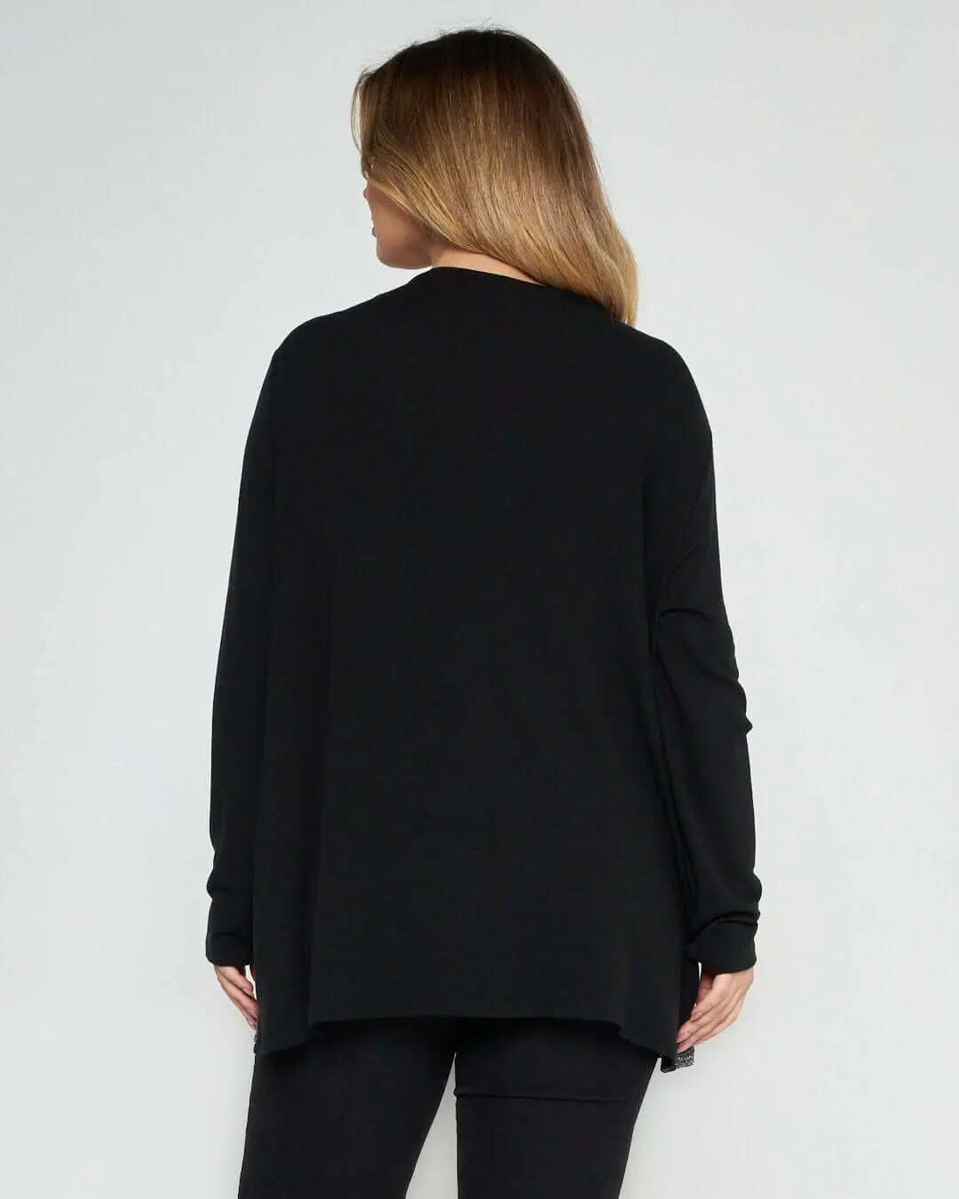 Maglia con inserti in lurex NERO-COCCIO - Image 4