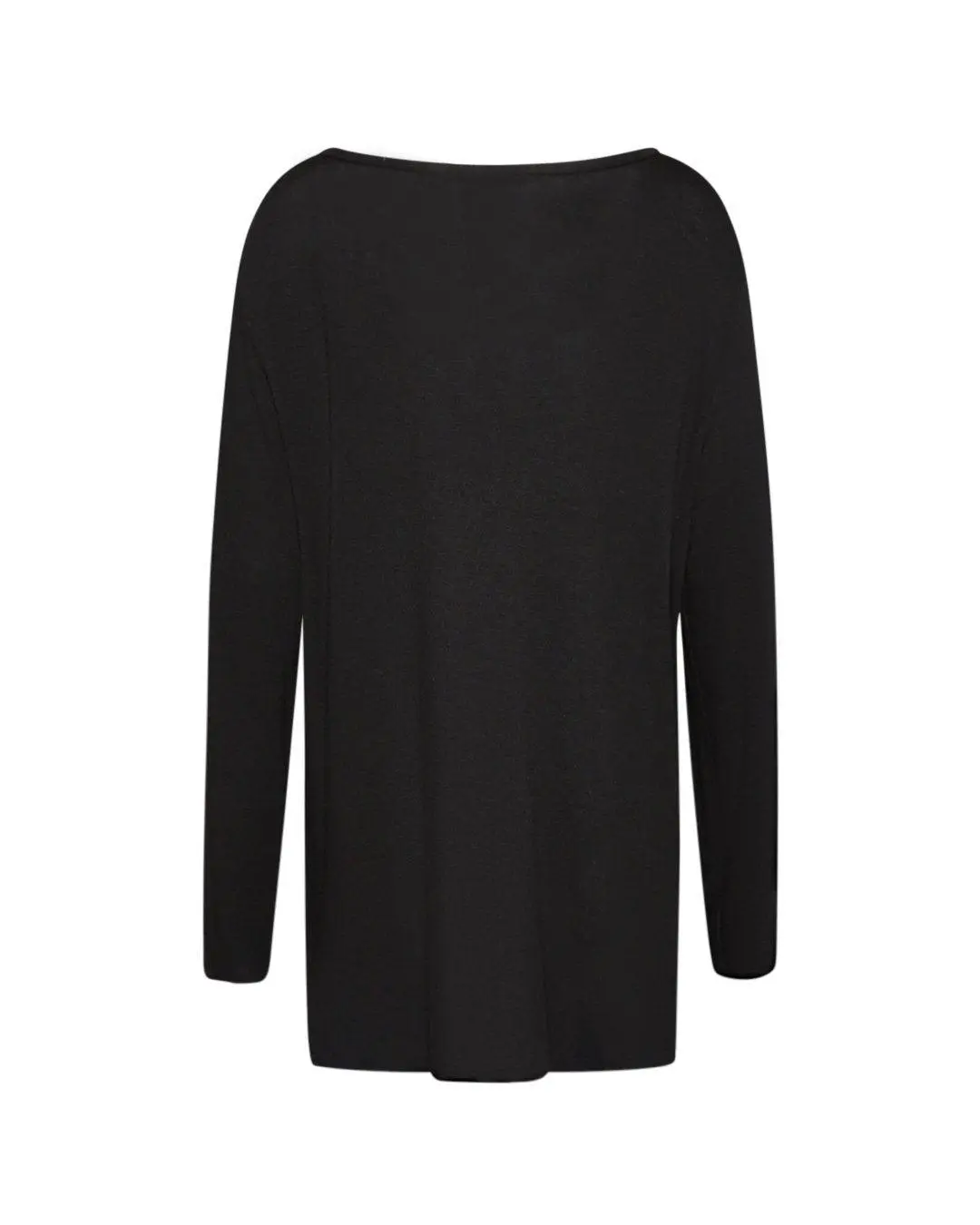 Maglia con inserti in lurex NERO-ARGENTO - Image 2