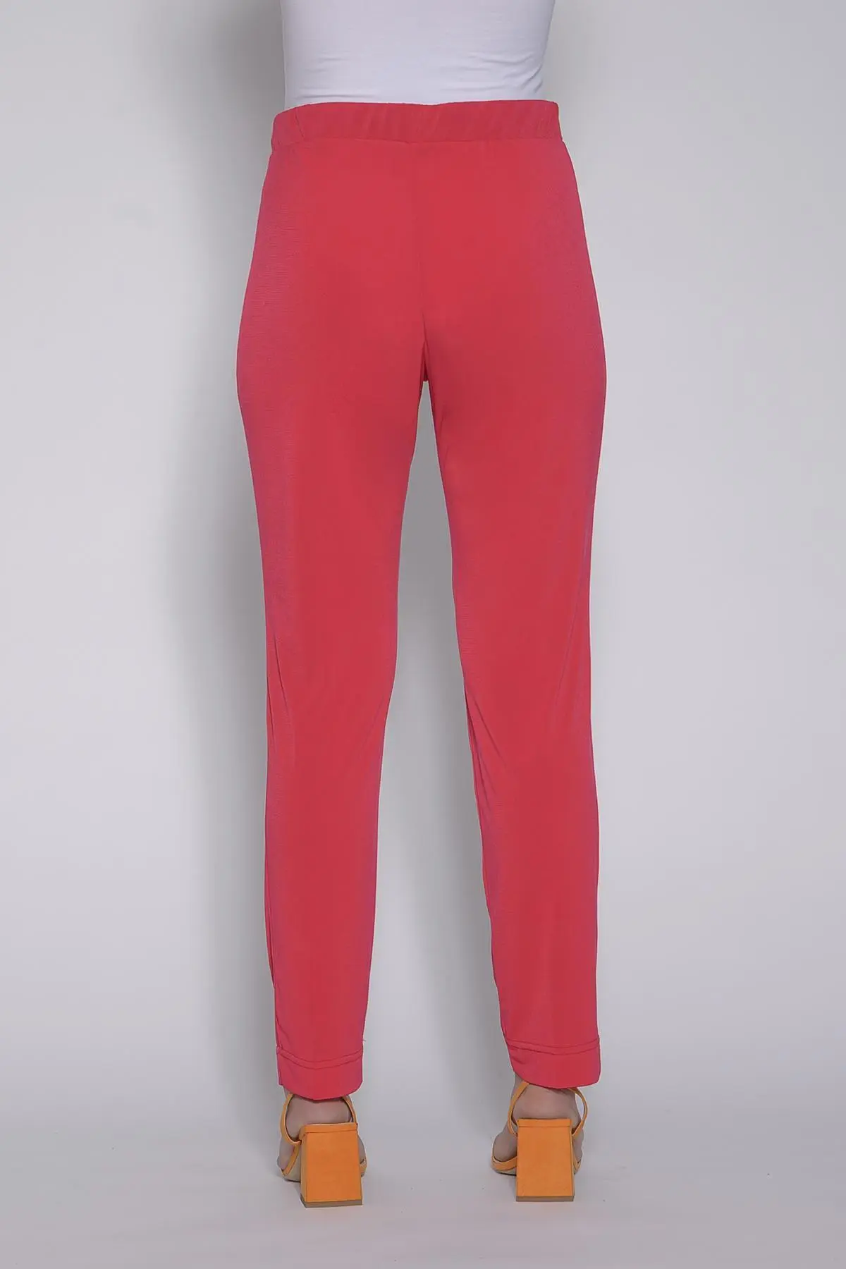 Pantalone basic ROSSO-ARANCIO - Image 2