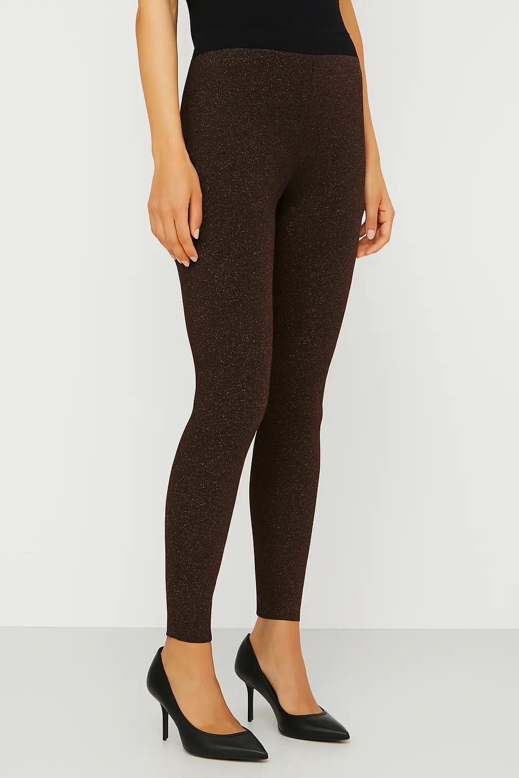 Leggings lurex NERO-ROSA - Image 3