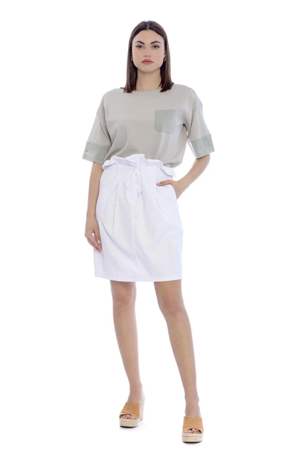 Maglia camicia BEIGE - Image 4