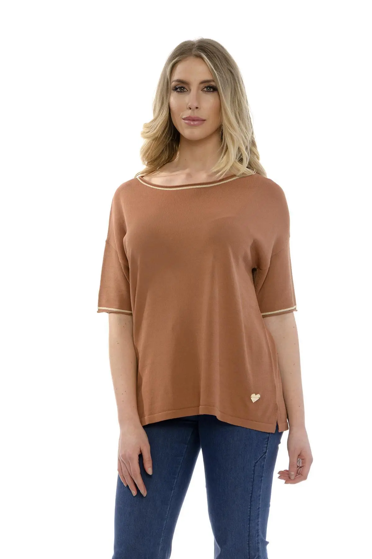Maglia lurex BRUCIATO
