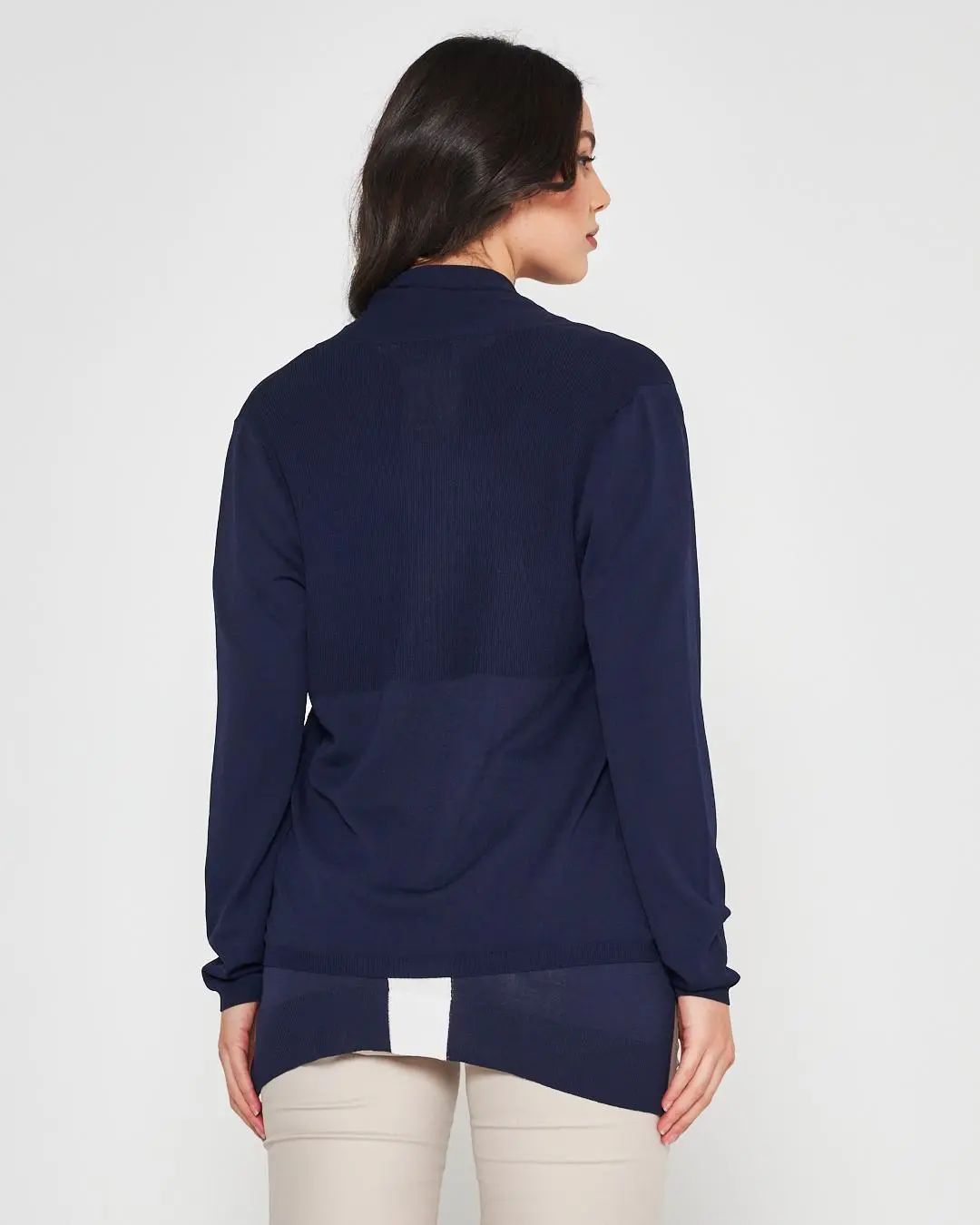 Cardigan basic BLU-NAVY - Image 5