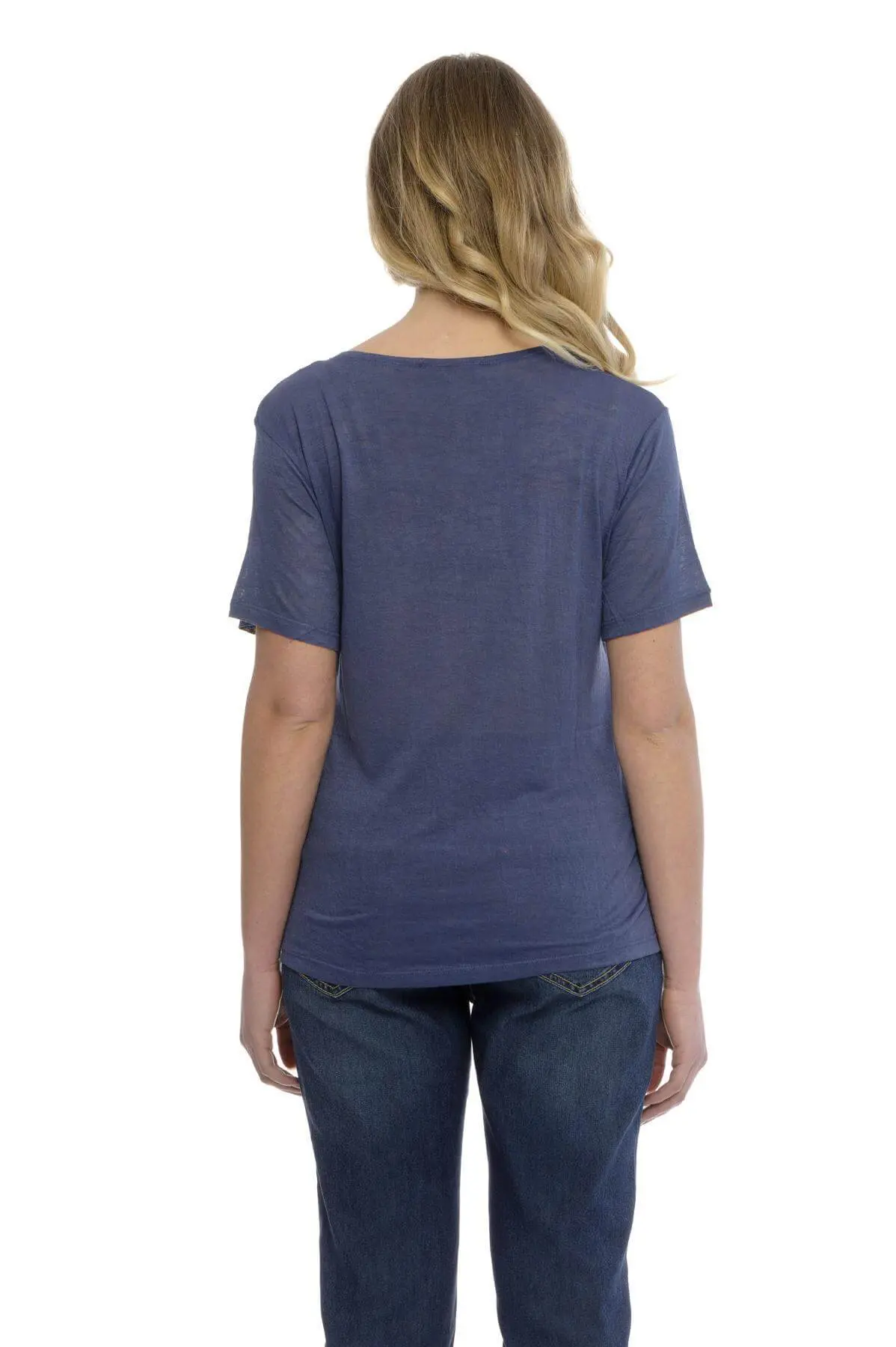 T-shirt basic fiammata DENIM - Image 2