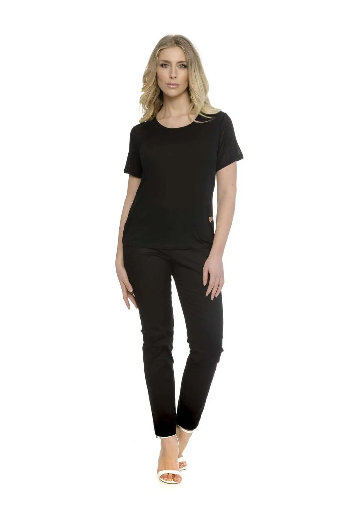 T-shirt basic fiammata NERO - Image 4