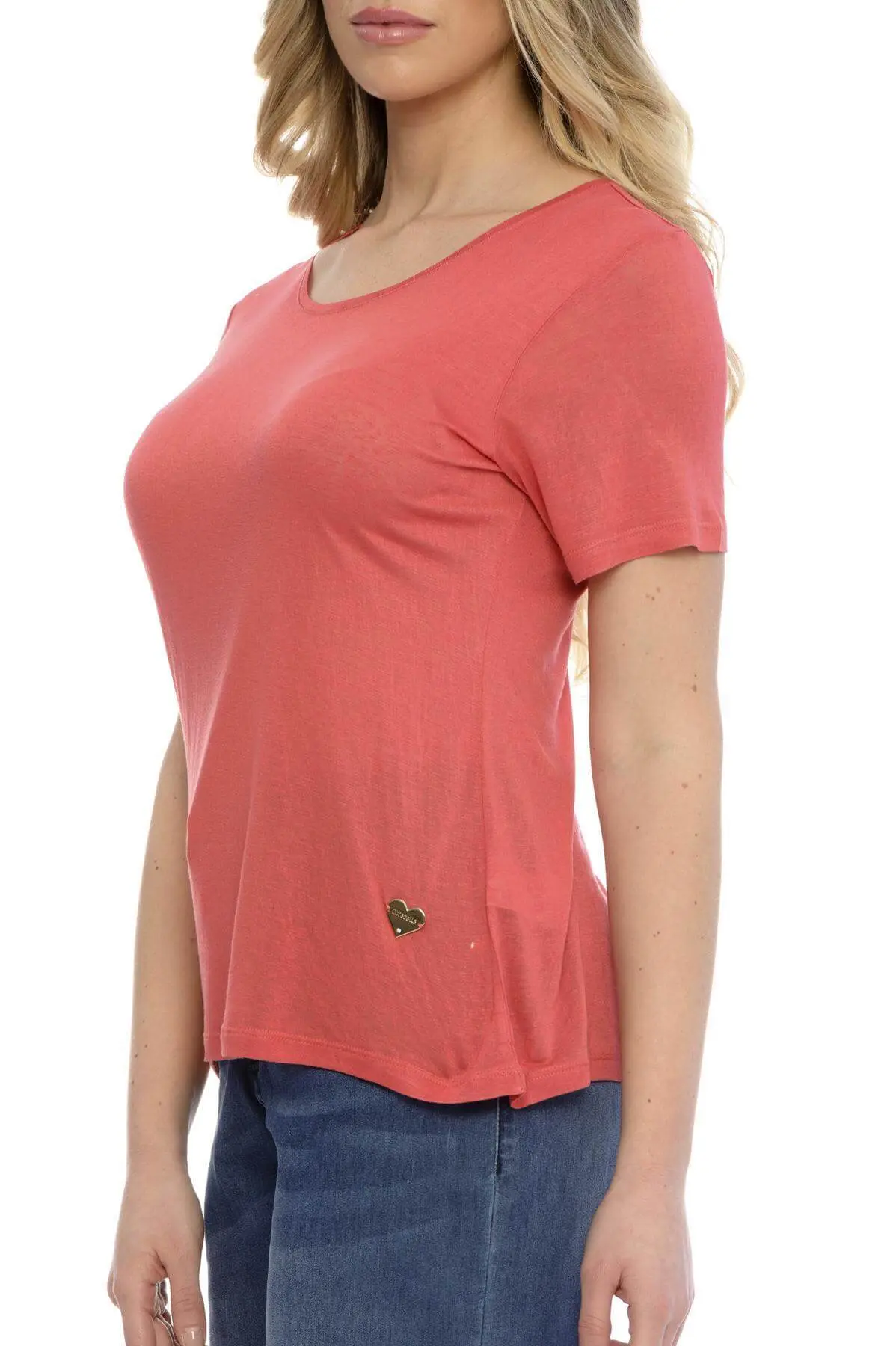 T-shirt basic fiammata CORALLO - Image 3