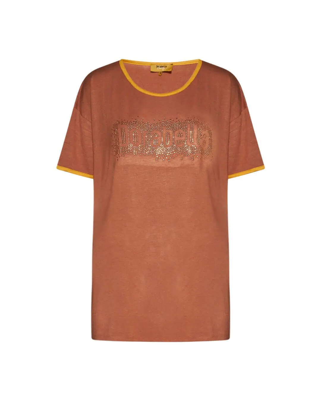 Maglia girocollo paillettes BRUCIATO