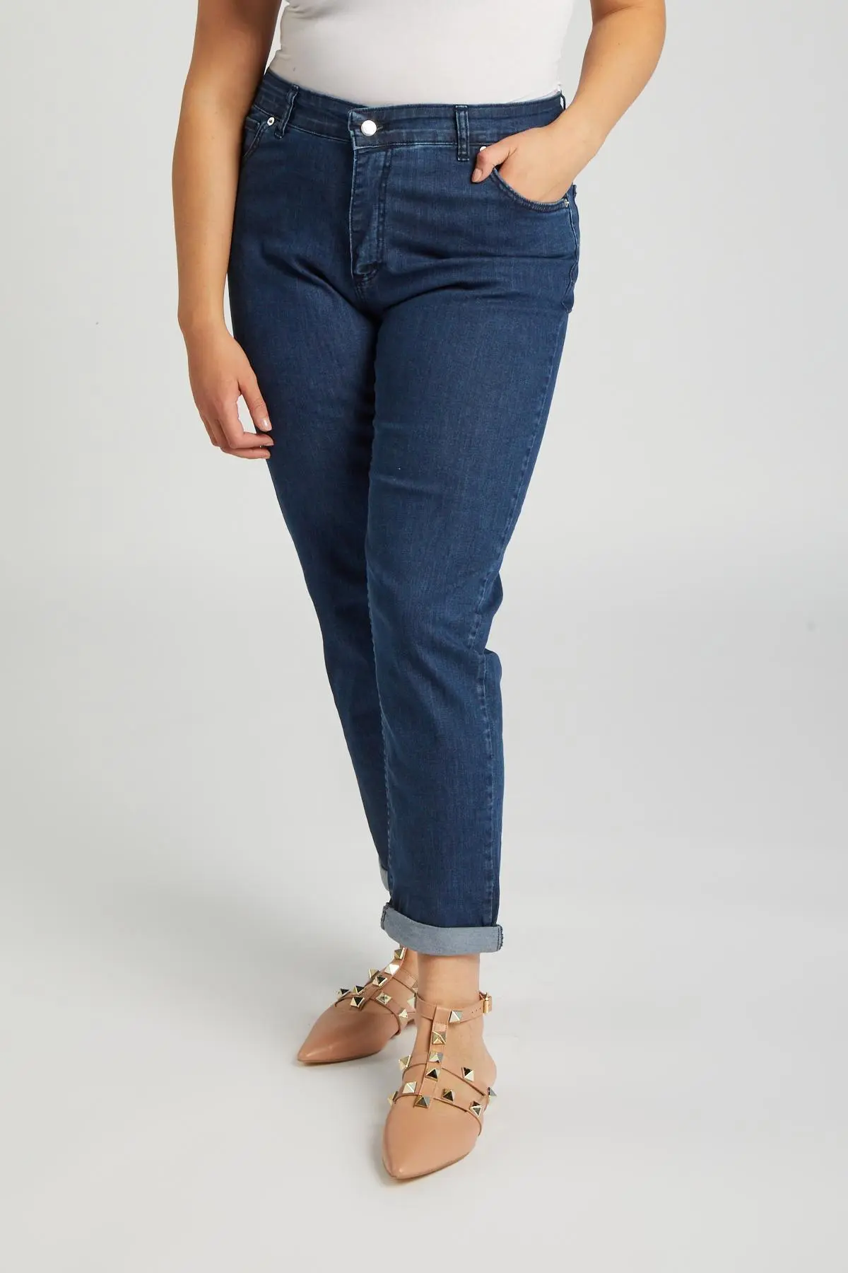 Jeans cinque tasche BLU