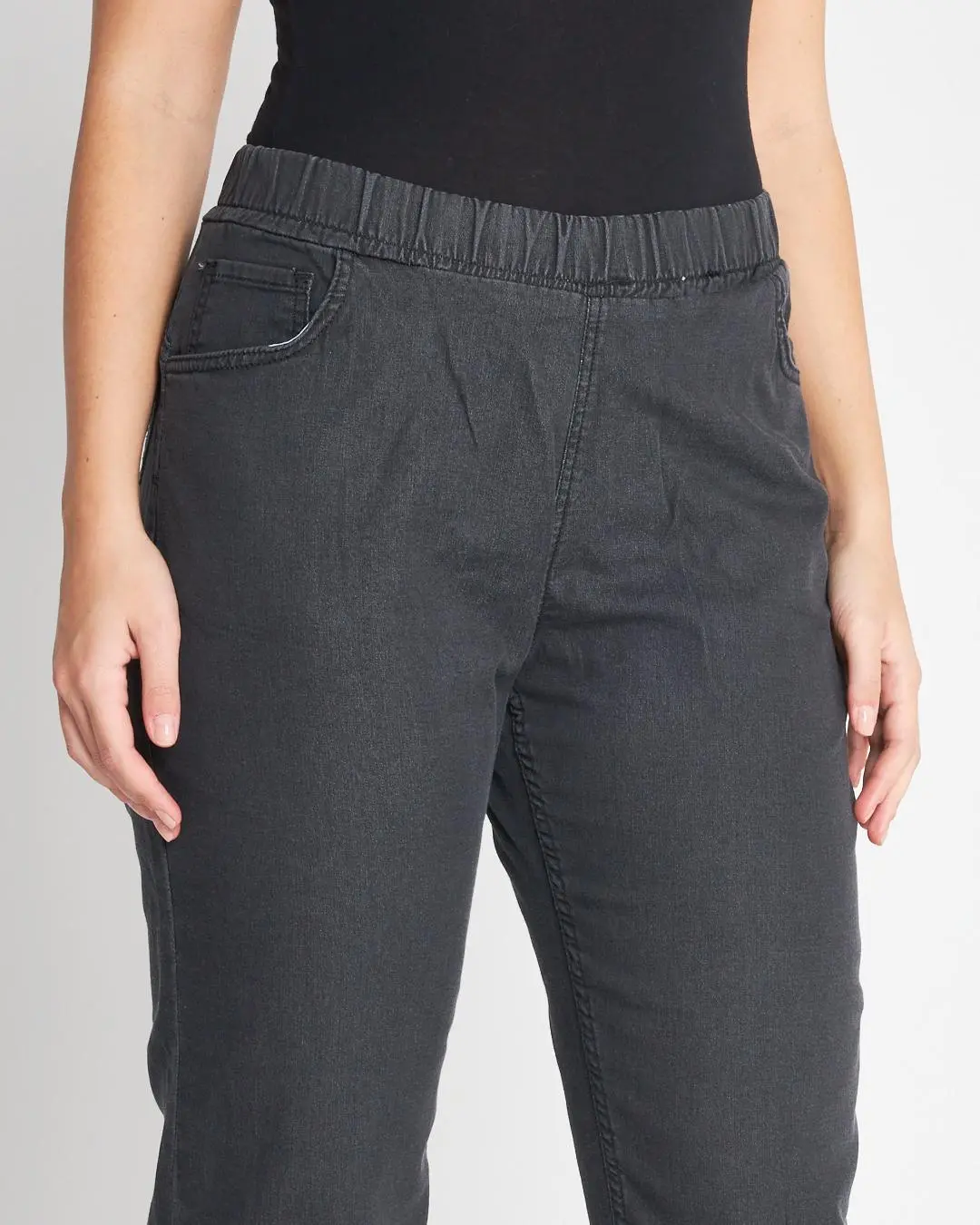 Jeans elastico NERO - Image 4