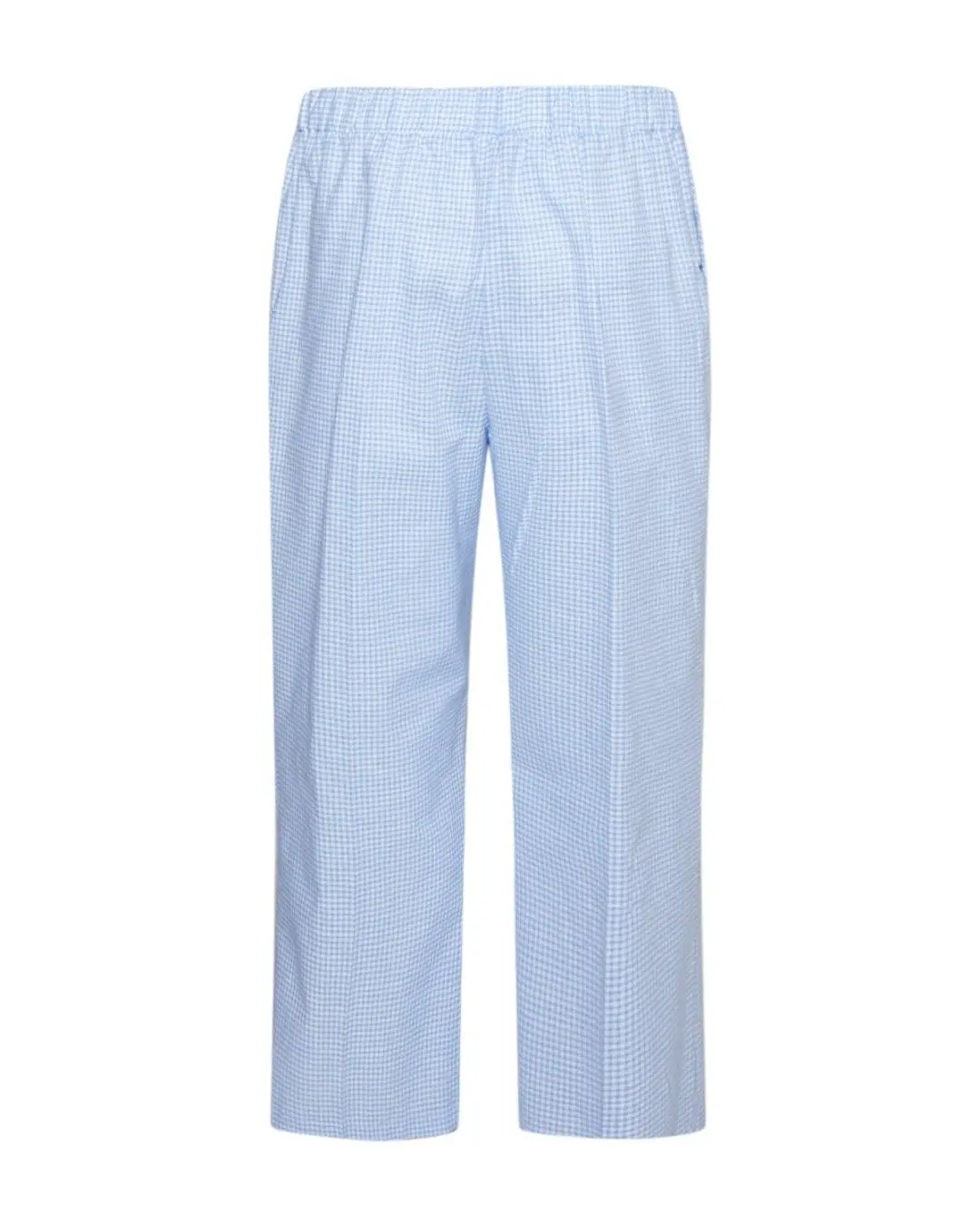 Pantalone in stampa vichy CELESTE - Image 2