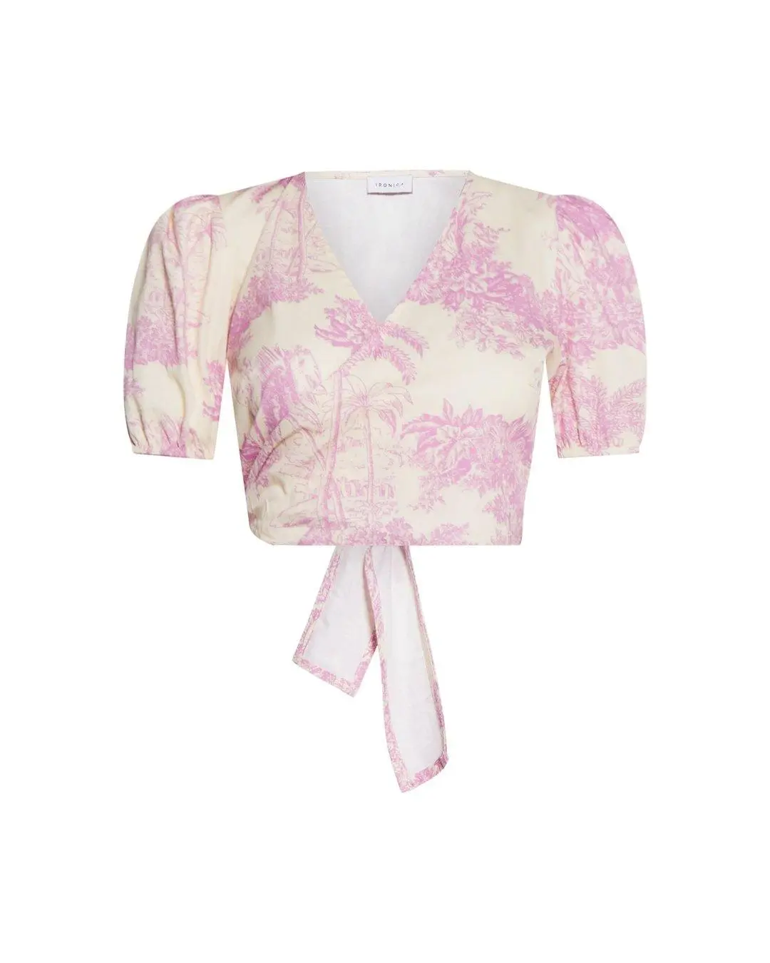 Top crop LIGHT BEIGE - LILLA
