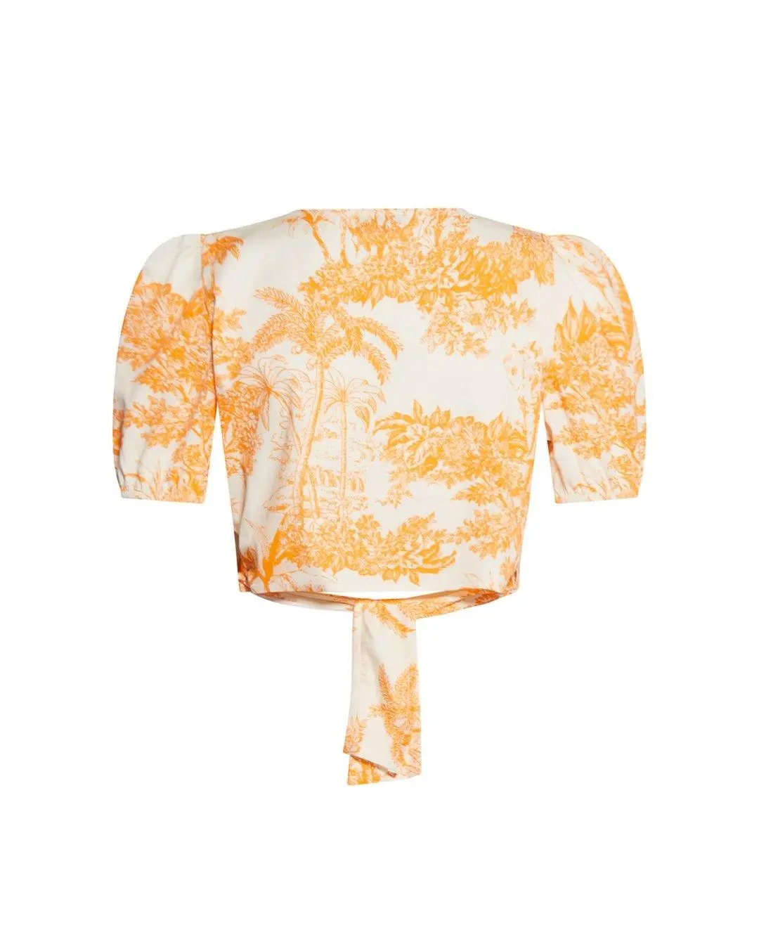 Top crop LIGHT BEIGE - ARANCIONE - Image 2