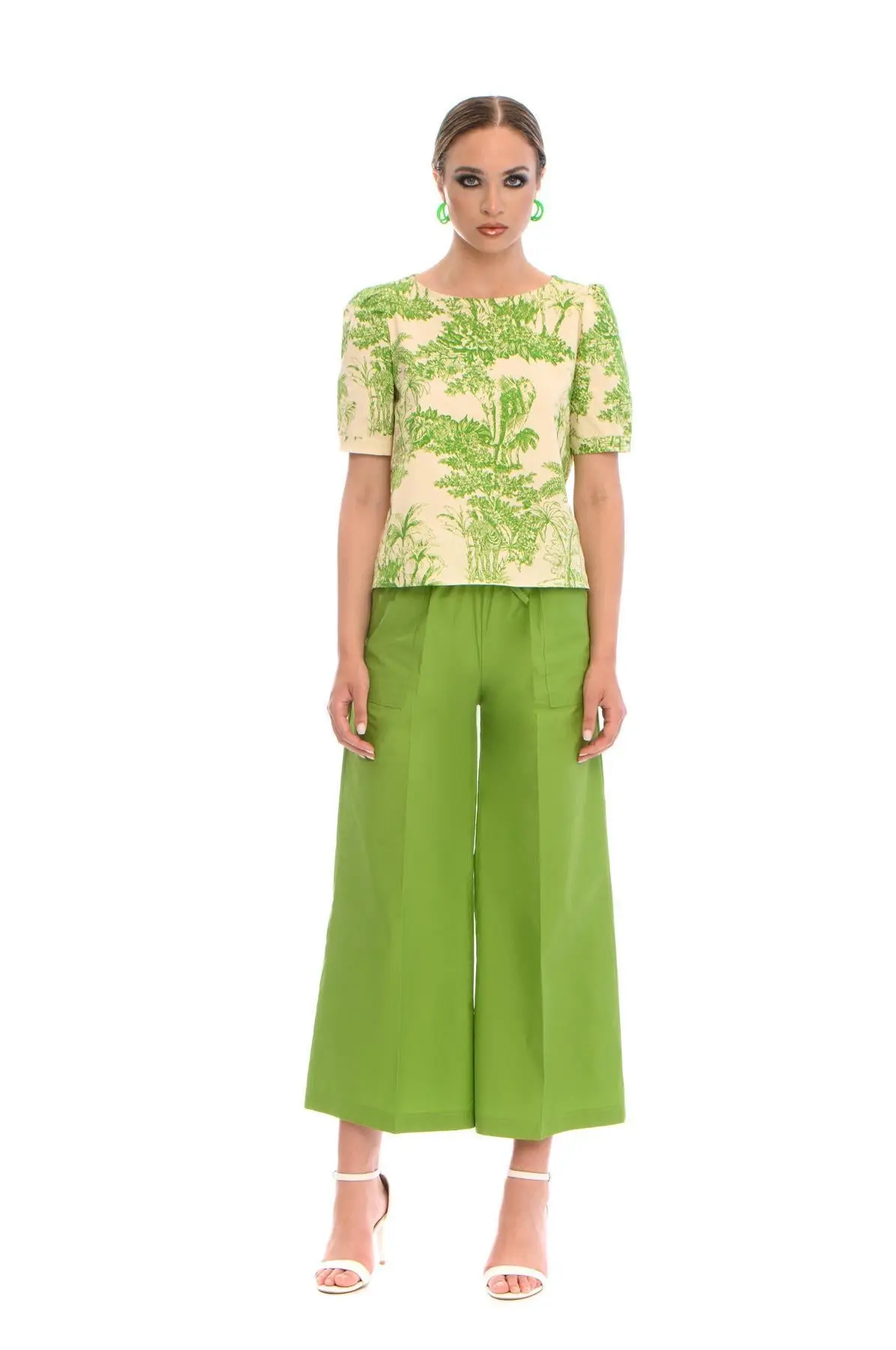 Casacca fantasia wild LIGHT BEIGE - VERDE PISTACCHIO - Image 4