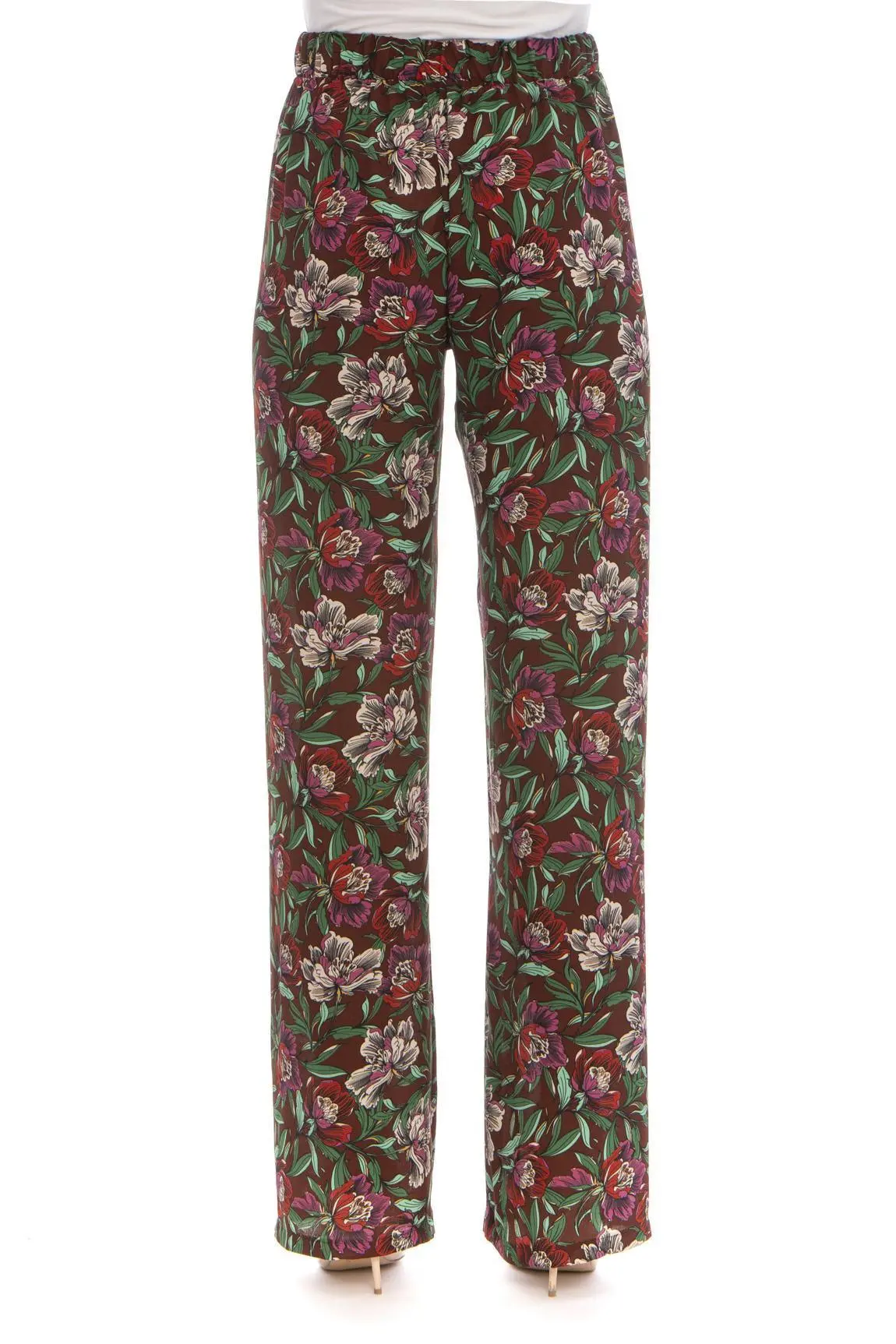 Pantalone palazzo fantasia floreale FANTASIA - Image 2