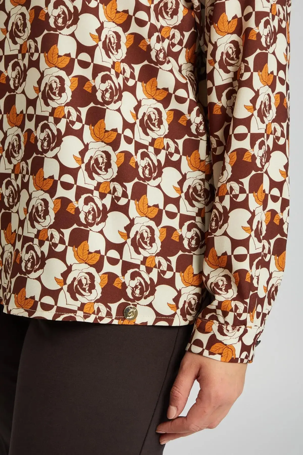 Camicia fantasia CIOCCOLATO - Image 4