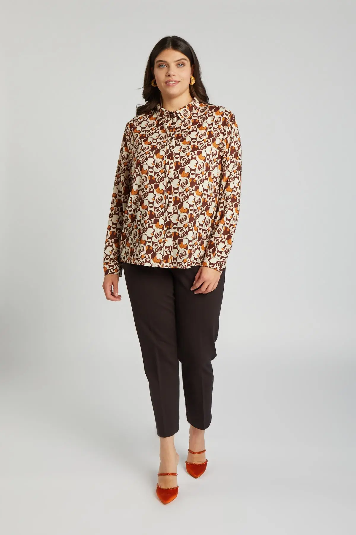 Camicia fantasia CIOCCOLATO - Image 6